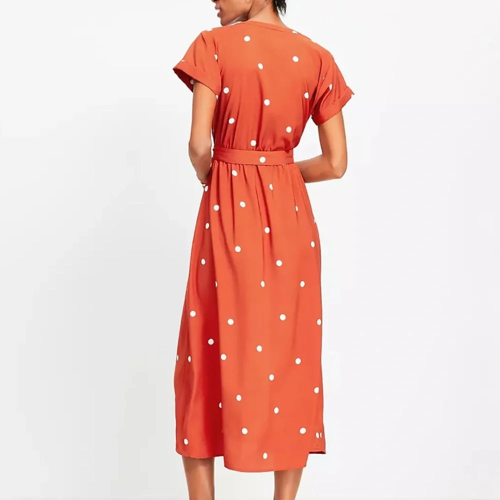 NWT Loft Dotted Dolman Midi Shirtdress - Picture 2 of 3